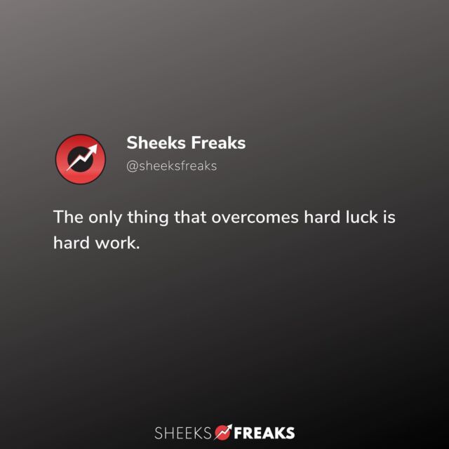 THE ONLY THING THAT OVERCOMES HARD LUCK IS HARD WORK….

Yes, you may get lucky sometimes but the biggest contributor to your success is going to be your hard work! 

And that is how you are going to achieve financial independence. 

Not through pure LUCK! 🤑🤑

🅽🅾🆆 🅶🅾 🅾🆄🆃 🆃🅷🅴🆁🅴 🅰🅽🅳 🅶🅴🆃 🆈🅾🆄🆁 🅵🆁🅴🅰🅺 🅾🅽!⁣⁣⁣⁣⁣⁣⁣
⁣⁣⁣⁣⁣⁣
Follow ➡️ @sheeksfreaks⁣⁣⁣⁣⁣⁣⁣⁣⁣⁣⁣⁣⁣⁣⁣⁣
Follow ➡️ @sheeksfreaks⁣⁣⁣⁣⁣⁣⁣⁣⁣⁣⁣⁣⁣⁣⁣⁣
Follow ➡️ @sheeksfreaks⁣⁣⁣⁣⁣⁣⁣⁣⁣⁣⁣⁣⁣⁣⁣⁣
Follow ➡️ @sheeksfreaks⁣⁣⁣⁣⁣⁣⁣⁣⁣⁣⁣⁣⁣⁣⁣⁣
⁣⁣⁣⁣⁣⁣
#financialindependenceretireearly #retireearly #youngcash #retireyoung #sheeksfreaks #youngbusiness #teenproblems #millennialwealth